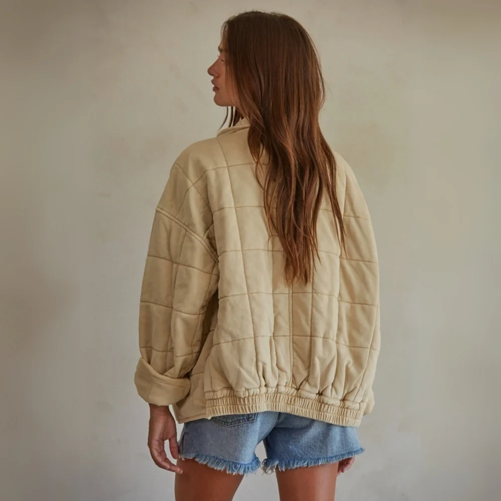 Free People Dolman Quilted Jacket - Picture 2 of 7